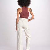 pantalone YOSHITOMO 26R4PAN15 ECRU destree 