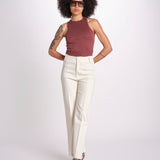pantalone YOSHITOMO 26R4PAN15 ECRU destree 