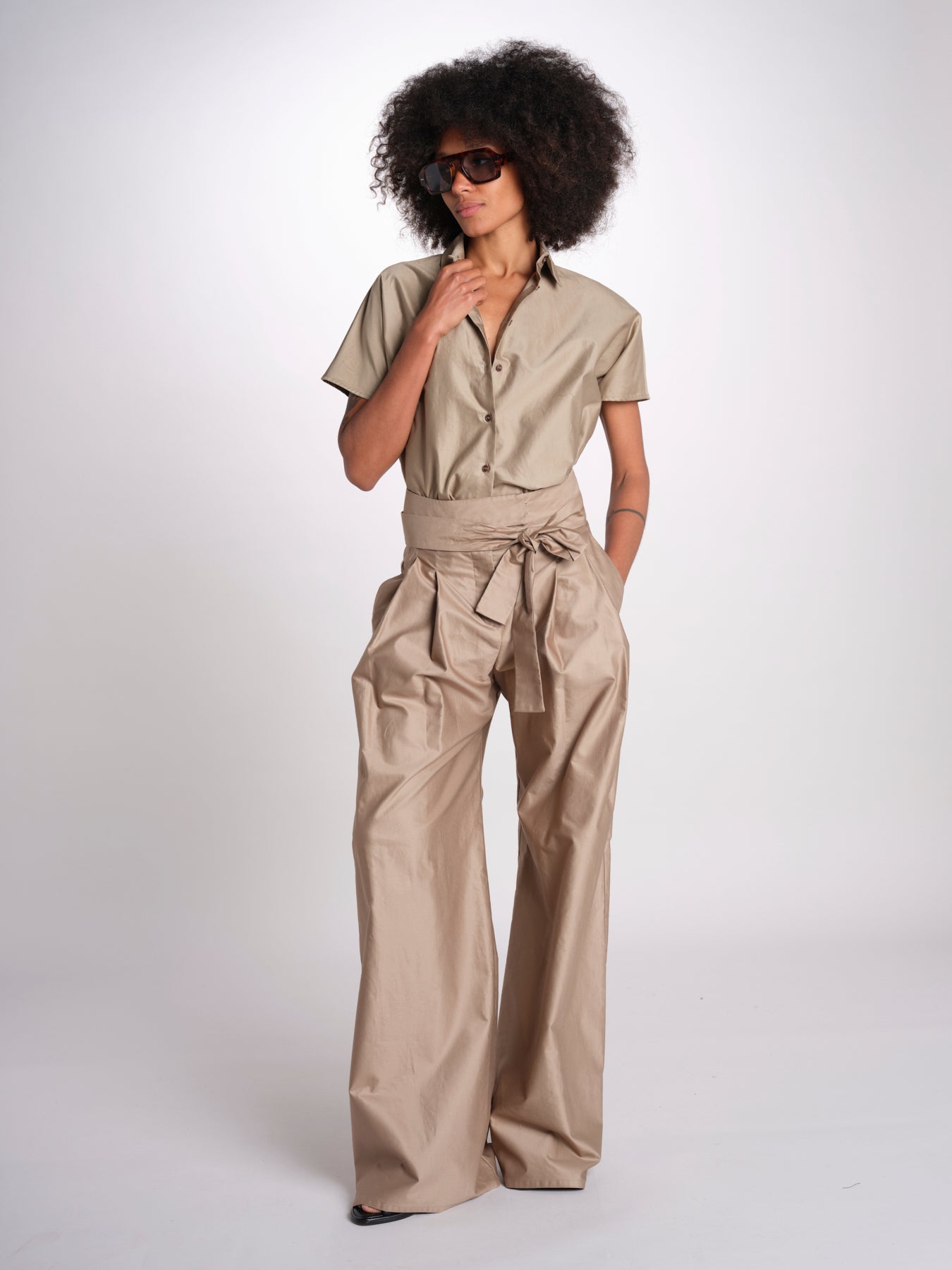 pantalone con cintura in cotone U2110 CHINO dusan 
