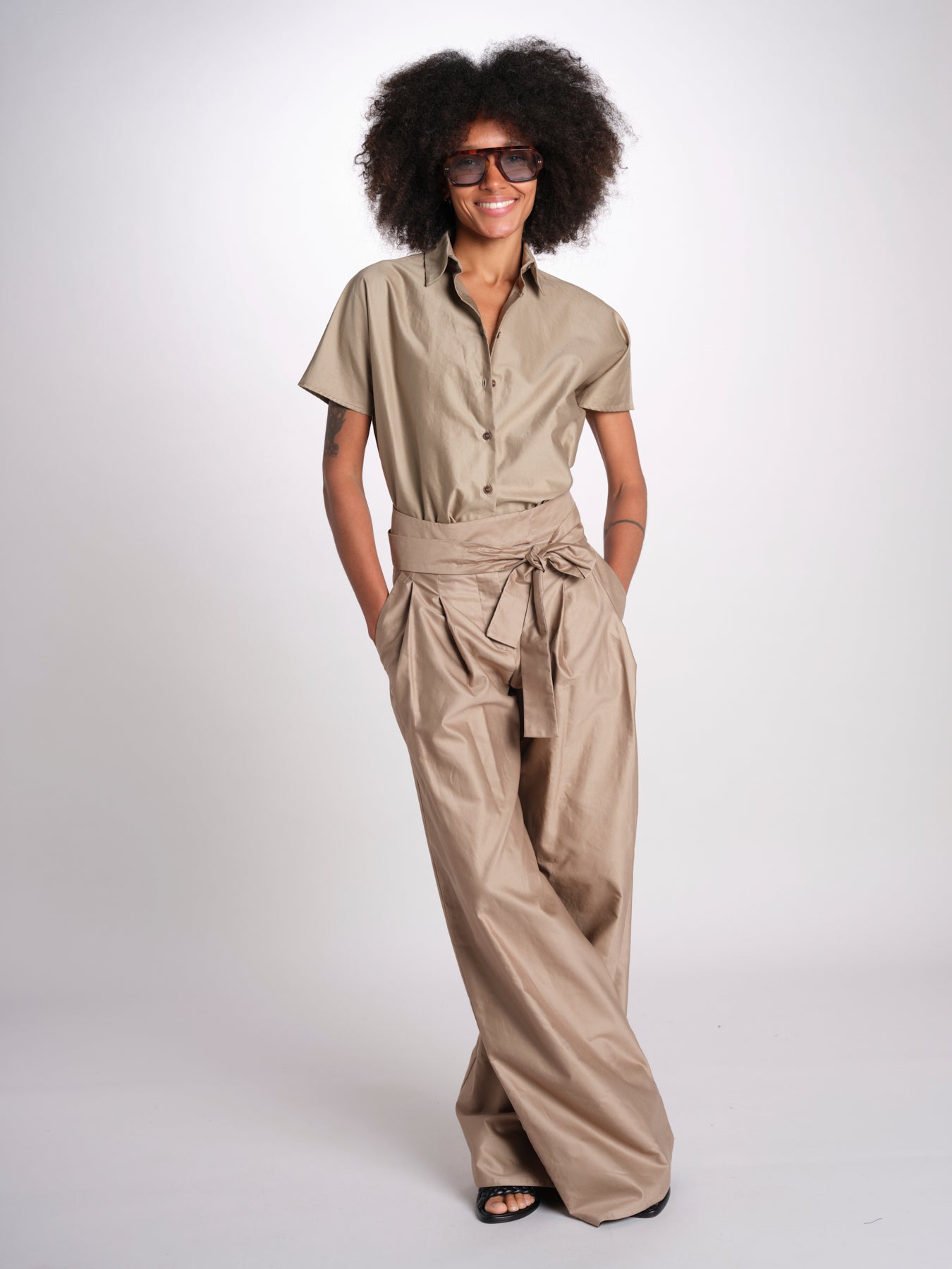pantalone con cintura in cotone U2110 CHINO dusan 