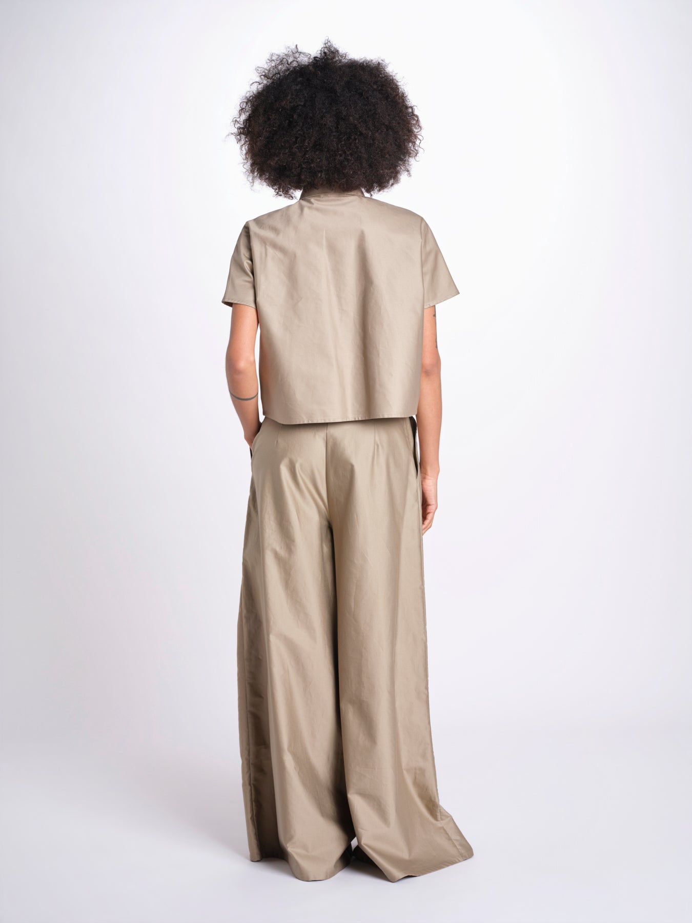 camicia in cotone con maniche corte U2172 CHINO dusan 