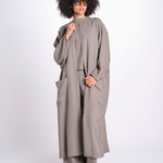 spolverino in tessuto diagonale U3049B BEIGE dusan 