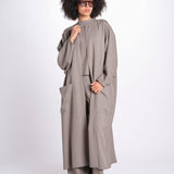 spolverino in tessuto diagonale U3049B BEIGE dusan 