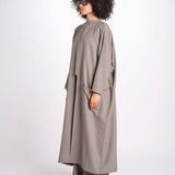 spolverino in tessuto diagonale U3049B BEIGE dusan 