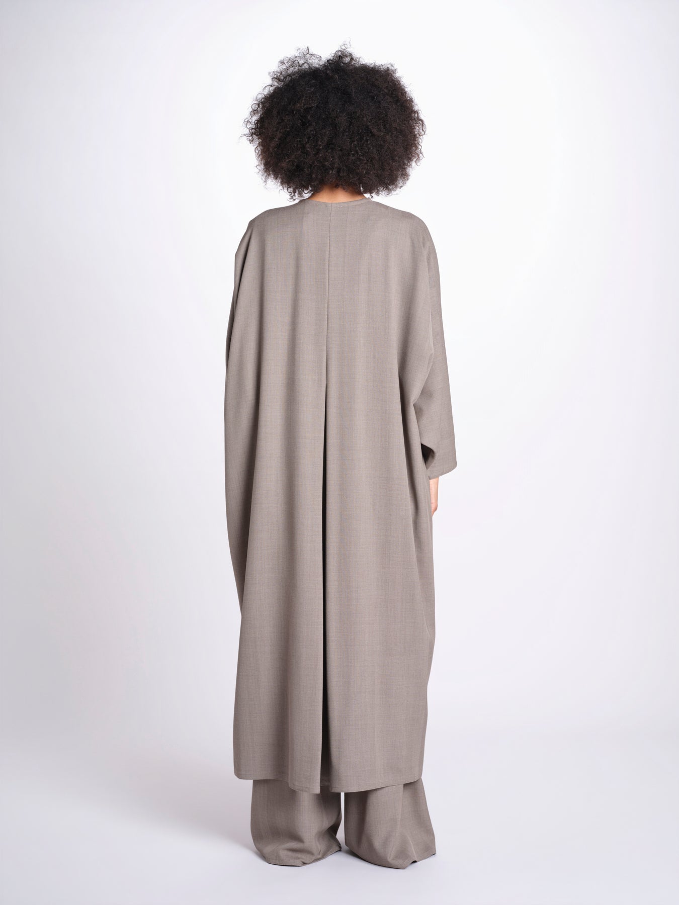 spolverino in tessuto diagonale U3049B BEIGE dusan 