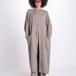 spolverino in tessuto diagonale U3049B BEIGE dusan 