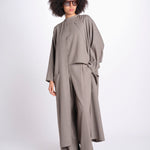 spolverino in tessuto diagonale U3049B BEIGE dusan 