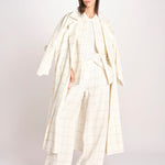 blazer a quadri U3248 IVORY dusan 