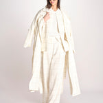 blazer a quadri U3248 IVORY dusan 