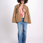 camicia manica sbuffo 344000 FLOWERFUL BEIGE 26040 farm rio 