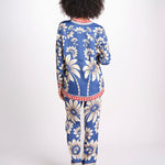 camicia pigiama con stampa a fiori 344132 LUNA BLUE 26067 farm rio 