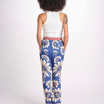 pantalone pigiama con stampa a fiori 344133 LUNA BLUE 26067 farm rio 