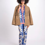 pantalone pigiama con stampa a fiori 344133 LUNA BLUE 26067 farm rio 