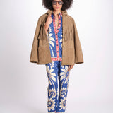 pantalone pigiama con stampa a fiori 344133 LUNA BLUE 26067 farm rio 