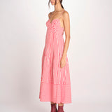 abito a righe con spalline CHECKERED STRIPES 348984 CHECKERED STRIPES farm rio 