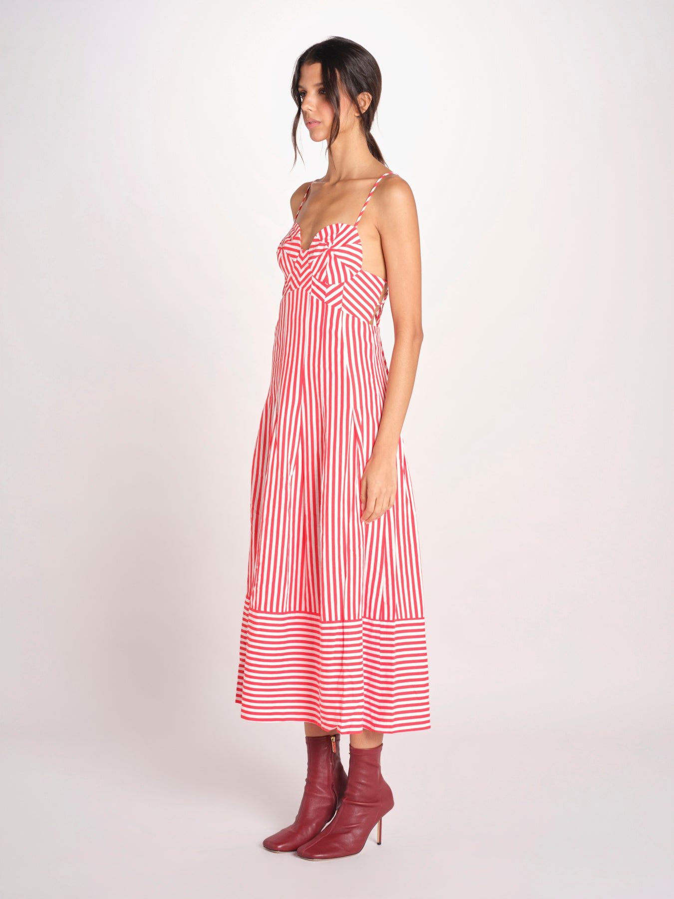 abito a righe con spalline CHECKERED STRIPES 348984 CHECKERED STRIPES farm rio 