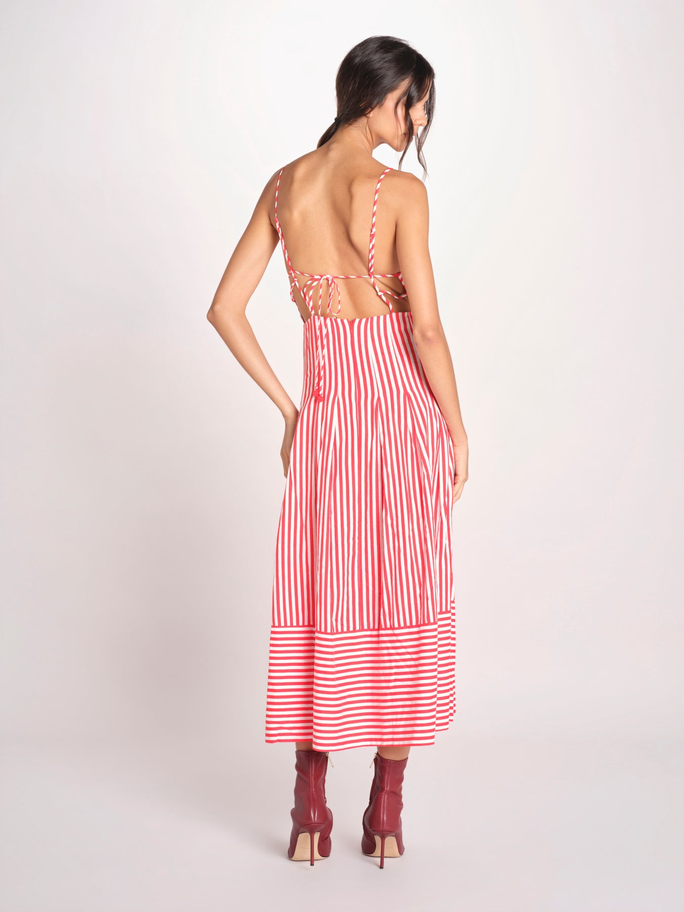 abito a righe con spalline CHECKERED STRIPES 348984 CHECKERED STRIPES farm rio 