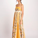 abito lungo a fiori HILO STRIPES DRESS 351309 HILO STRIPES SAND farm rio 