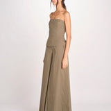 pantalone over in cotone 40811-400 MILITY 88 federica tosi 