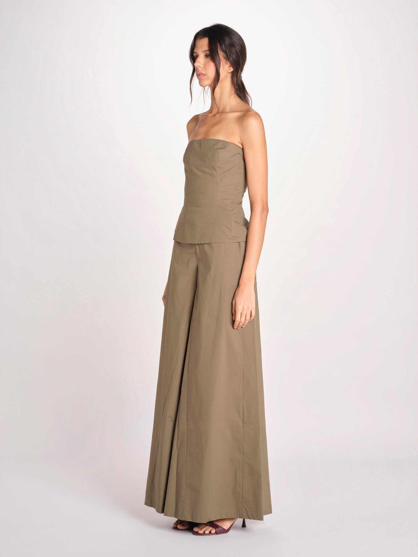 pantalone over in cotone 40811-400 MILITY 88 federica tosi 