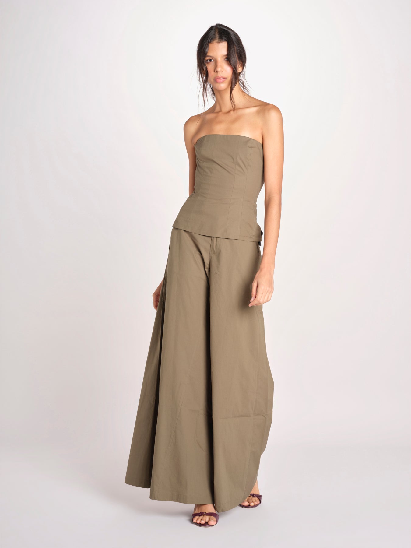 pantalone over in cotone 40811-400 MILITY 88 federica tosi 