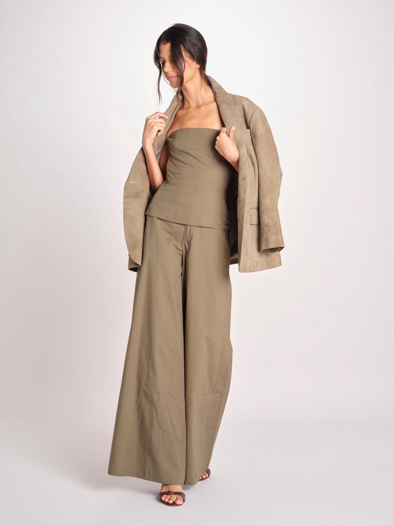 pantalone over in cotone 40811-400 MILITY 88 federica tosi 