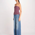 top bustier in cotone 41360-400 MELANZANA 18 federica tosi 