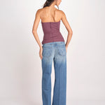 top bustier in cotone 41360-400 MELANZANA 18 federica tosi 