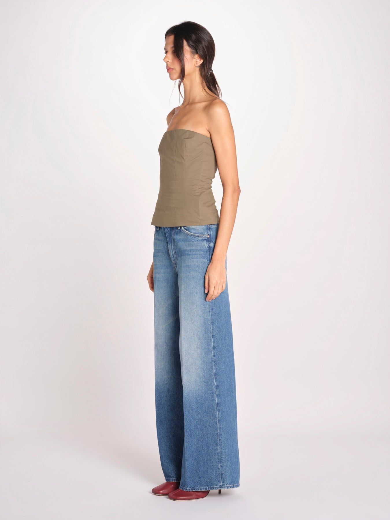 top bustier in cotone 41360-400 MILITY 88 federica tosi 