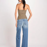 top bustier in cotone 41360-400 MILITY 88 federica tosi 