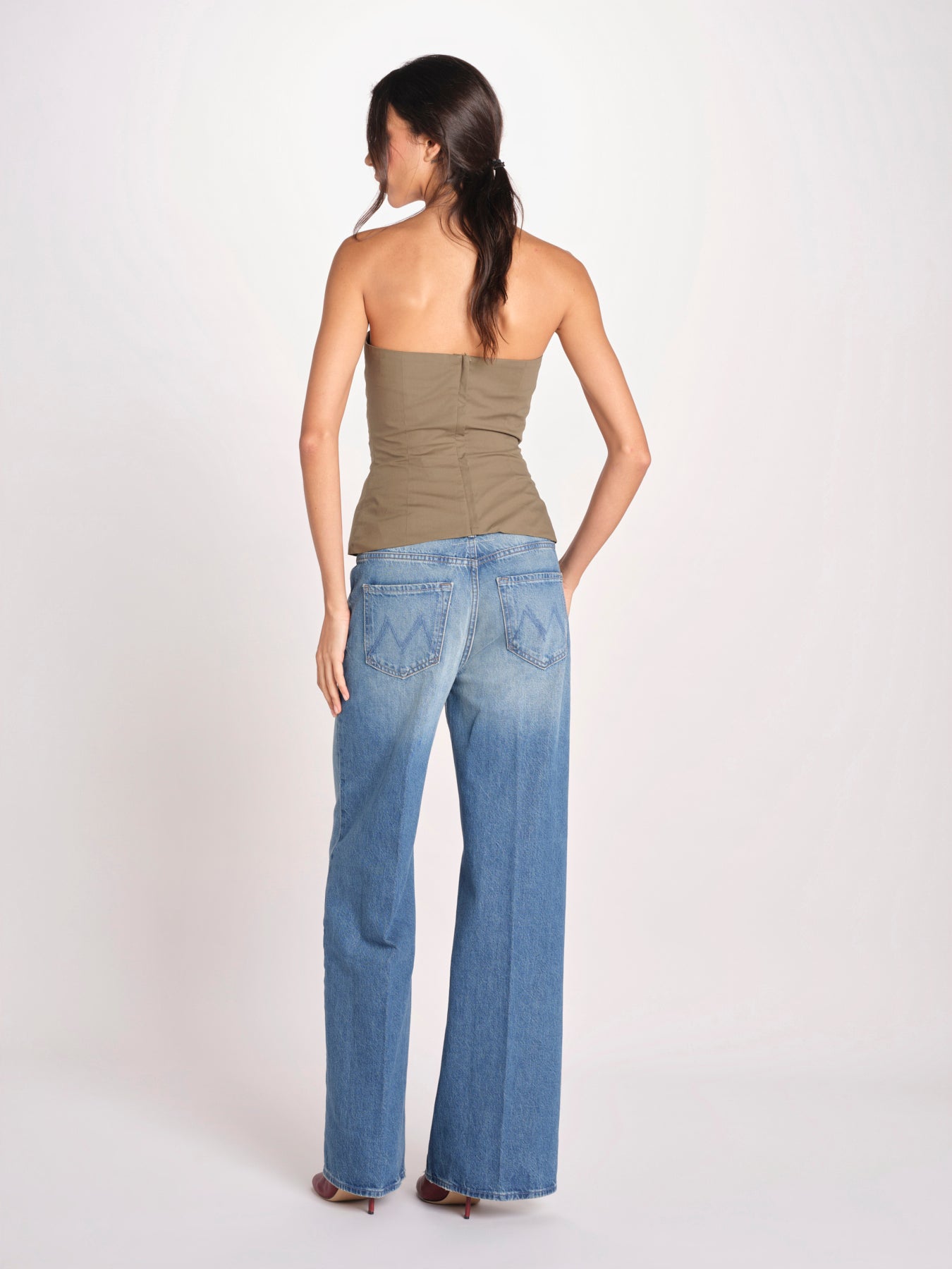 top bustier in cotone 41360-400 MILITY 88 federica tosi 
