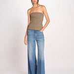 top bustier in cotone 41360-400 MILITY 88 federica tosi 