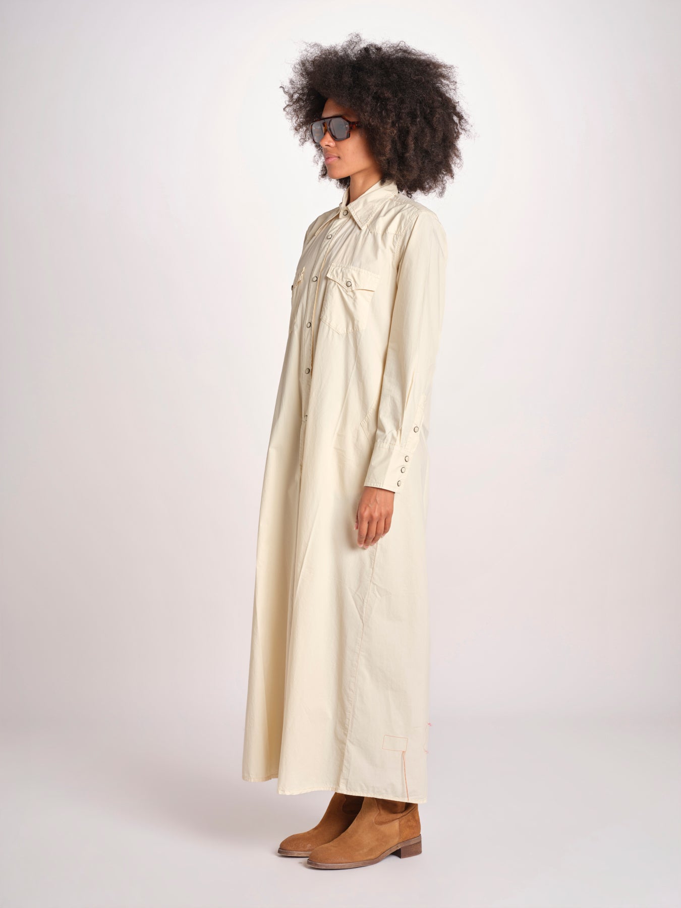 abito texano ARLEY MY004 CREAM fortela 