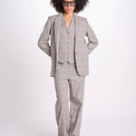 blazer in galles 16V005CO0251 P671 BROWN MULTI ines de la fressange 