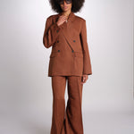 blazer over doppiopetto JASEMINA ROSE IO119125 DARK TOBACCO BR206 ivy oak 
