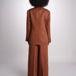 blazer over doppiopetto JASEMINA ROSE IO119125 DARK TOBACCO BR206 ivy oak 