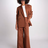 blazer over doppiopetto JASEMINA ROSE IO119125 DARK TOBACCO BR206 ivy oak 