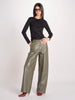 t-shirt manica lunga a costine