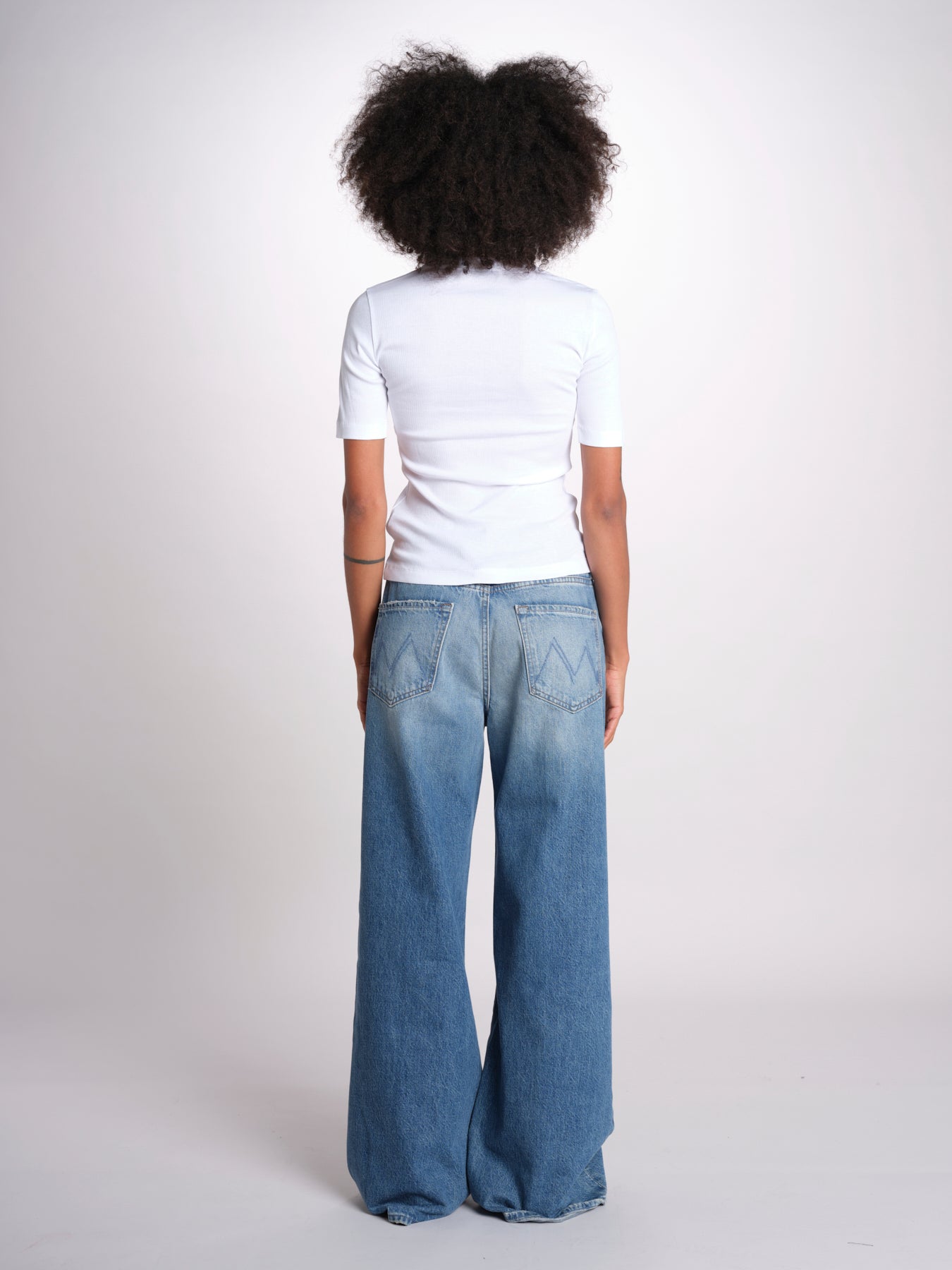 tshirt manica corta a costine KRISTIN IO1100X2351 BRIGHT WHITE WH001 ivy oak 