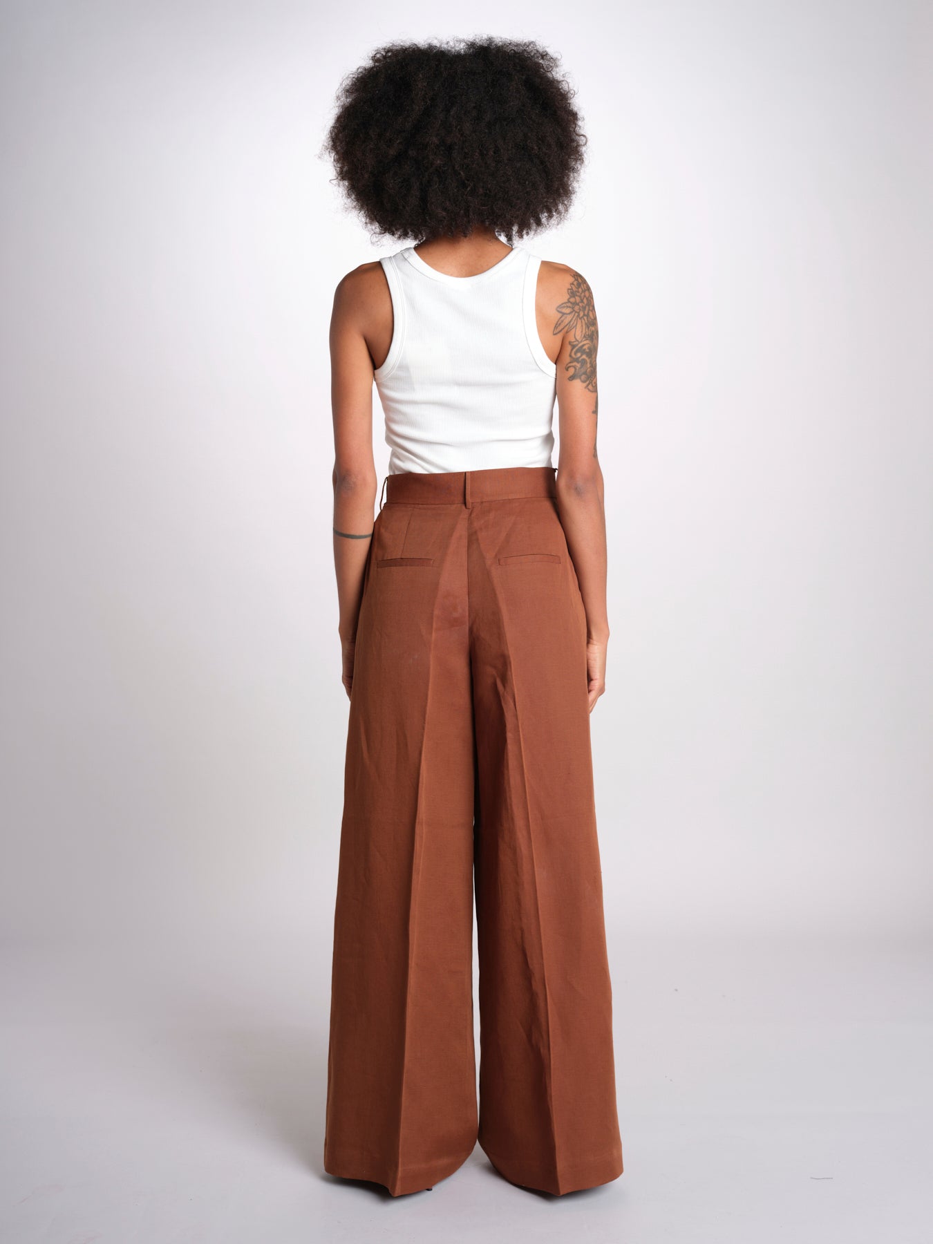 pantalone over PIERA ANN IO115208 DARK TOBACCO BR206 ivy oak 