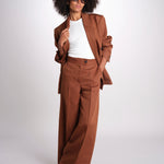 pantalone over PIERA ANN IO115208 DARK TOBACCO BR206 ivy oak 