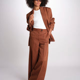 pantalone over PIERA ANN IO115208 DARK TOBACCO BR206 ivy oak 