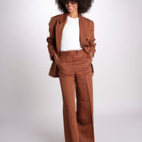 pantalone over PIERA ANN IO115208 DARK TOBACCO BR206 ivy oak 