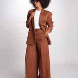 pantalone over PIERA ANN IO115208 DARK TOBACCO BR206 ivy oak 