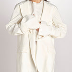 blazer in creepe BIRKIN MJD514_76C555 ECRU jejia 