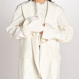blazer in creepe BIRKIN MJD514_76C555 ECRU jejia 