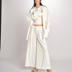 blazer in creepe BIRKIN MJD514_76C555 ECRU jejia 