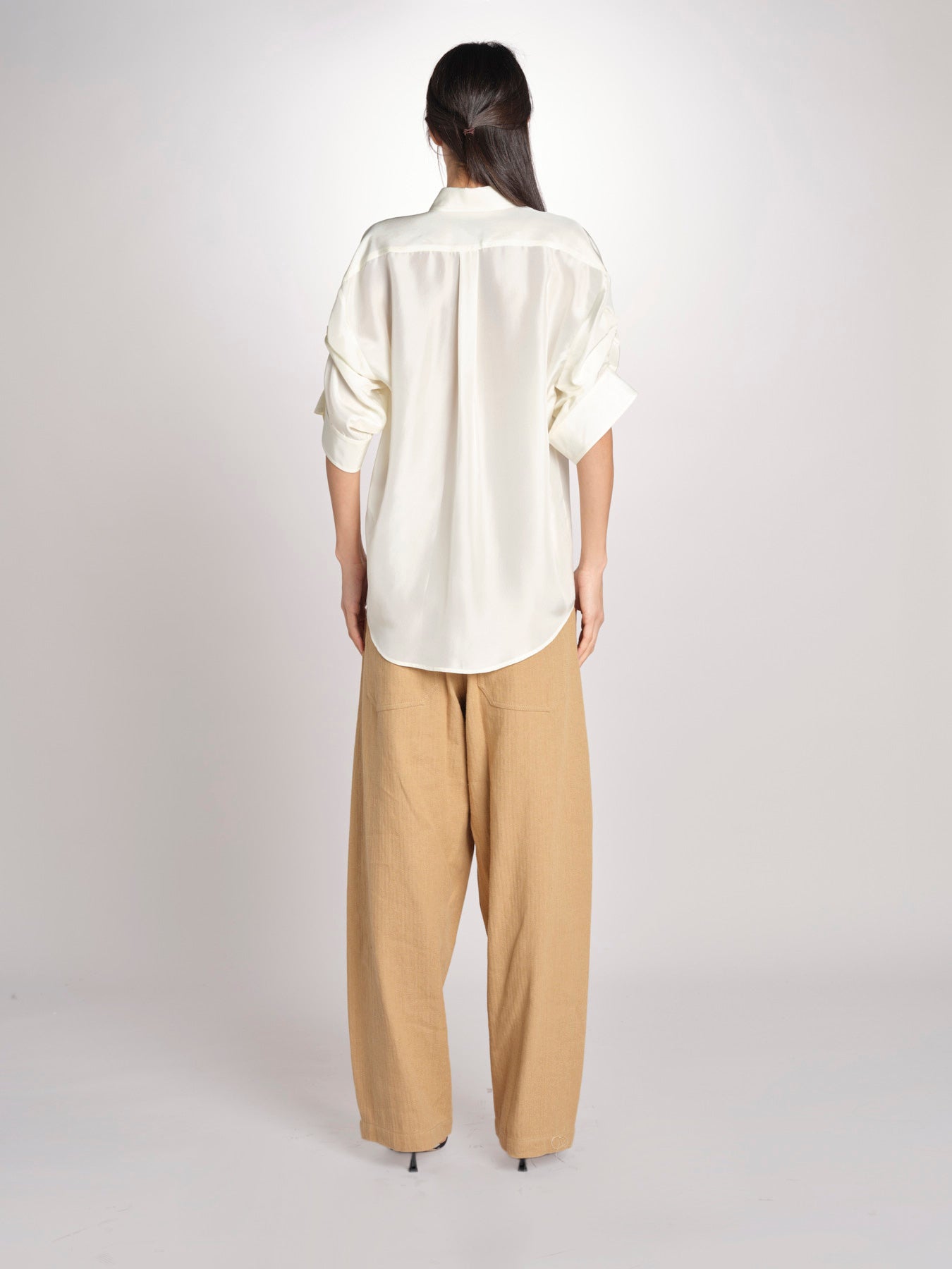 Camicia manica puntata BUBA MJD166_AU8008 VANILLA jejia 