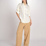 Camicia manica puntata BUBA MJD166_AU8008 VANILLA jejia 