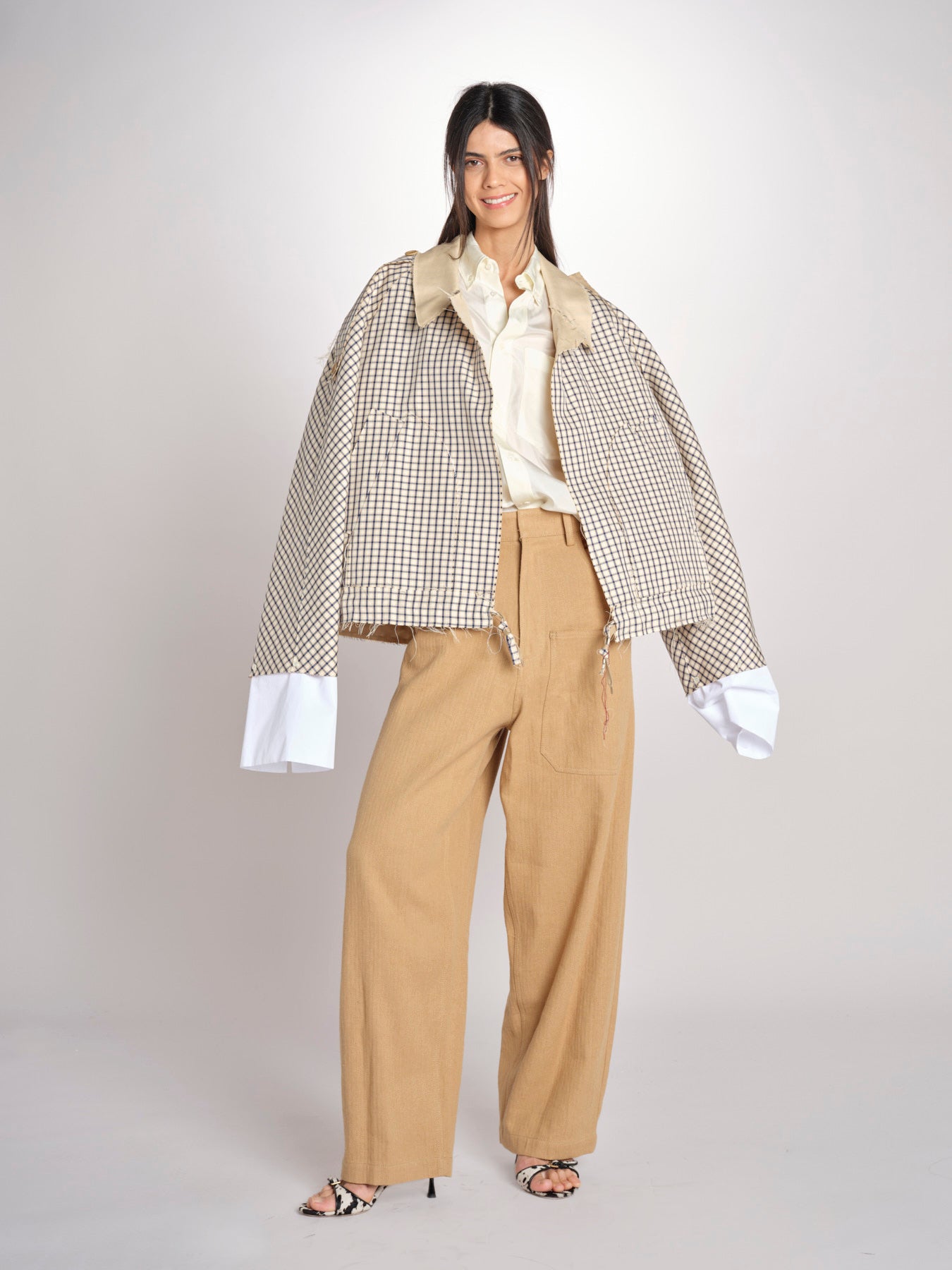 Camicia manica puntata BUBA MJD166_AU8008 VANILLA jejia 